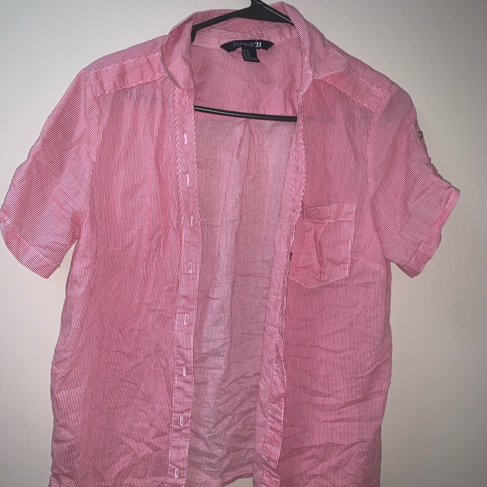 Forever 21 collard shirt